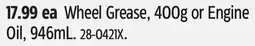 Canadian Tire Motomaster Wheel Grease offer