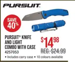 Cabela's PURSUIT KNIFE AND LIGHT COMBO WITH CASE offer