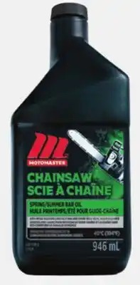 Canadian Tire Motomaster Spring/Summer Chainsaw Bar Oil offer