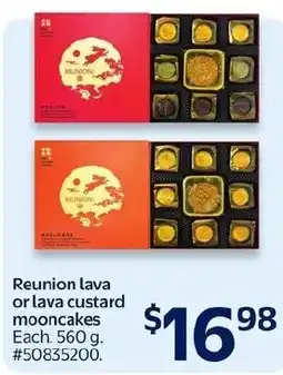Walmart Reunion lava or lava custard mooncakes offer