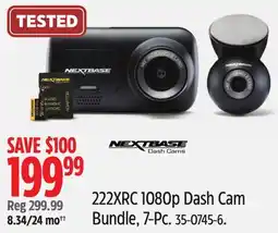 Canadian Tire NEXTBASE Dash Came 222XRC 1080p Dash Cam Bundle, 7-Pc offer