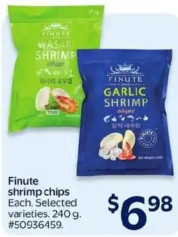 Walmart Finute shrimp chips offer