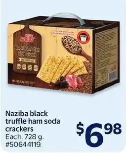 Walmart Naziba black truffle ham soda crackers offer