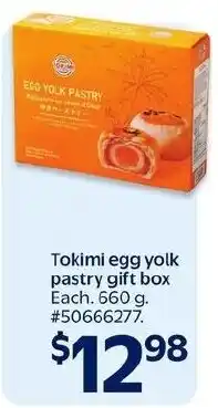 Walmart Tokimi egg yolk pastry offer