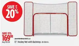 Canadian Tire WINNWELL 72 Hockey Net with Backstop offer