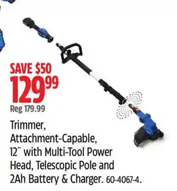 Canadian Tire Trimmer, Attachment-Capable, 12 offer