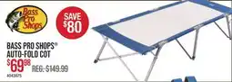 Cabela's BASS PRO SHOPS AUTO-FOLD COT offer