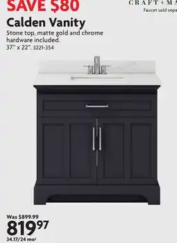 Home Hardware Calden Vanity offer