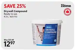 Home Hardware Drywall Compound offer