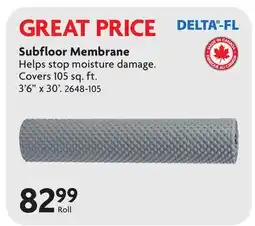 Home Hardware Subfloor Membrane offer