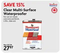 Home Hardware Waterproofer For use on wood offer