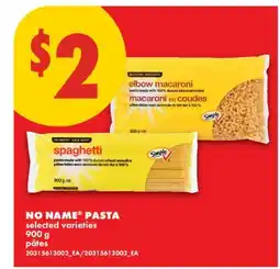 No Frills NO NAME PASTA offer