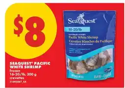 No Frills SEAQUEST PACIFIC WHITE SHRIMP, 16-20/LB offer