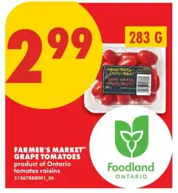 No Frills FARMER'S MARKET GRAPE TOMATOES offer