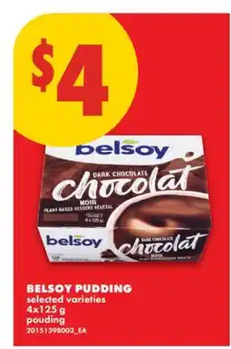 No Frills BELSOY PUDDING offer