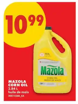 No Frills MAZOLA CORN OIL offer