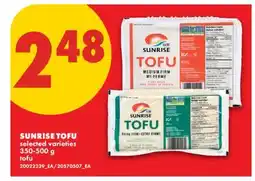 No Frills SUNRISE TOFU offer
