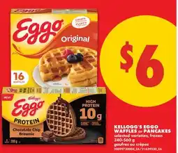 No Frills KELLOGG'S EGGO WAFFLES OR PANCAKES offer