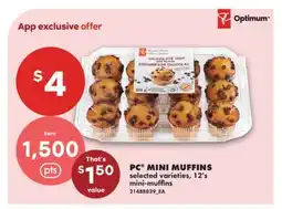 No Frills PC MINI MUFFINS, 12'S offer