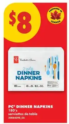 No Frills PC DINNER NAPKINS, 180'S offer