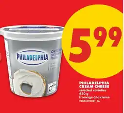 No Frills PHILADELPHIA CREAM CHEESE offer