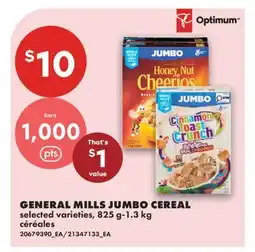 No Frills GENERAL MILLS JUMBO CEREAL, 825 G-1.3 KG offer