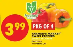 No Frills FARMER'S MARKET SWEET PEPPERS, PKG OF 4 offer