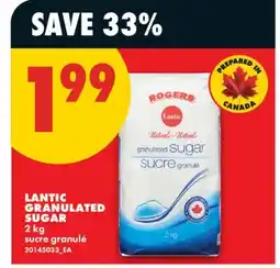 No Frills LANTIC GRANULATED SUGAR offer