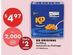 No Frills KD ORIGINAL offer