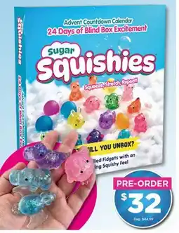 Showcase SUGAR SQUISHIES Advent Countdown Calendar 24 Days of Blind Box Excitement offer