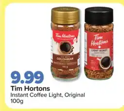 PharmaChoice Tim Hortons Instant Coffee Light, Original offer