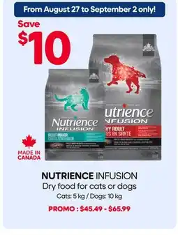 Mondou NUTRIENCE INFUSION Dry food for cats or dogs offer