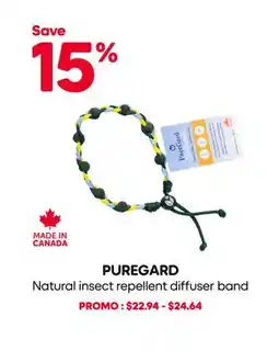 Mondou PUREGARD Natural insect repellent diffuser band offer