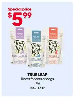 Mondou TRUE LEAF Treats for cats or dogs offer