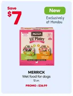 Mondou MERRICK Wet food for dogs offer