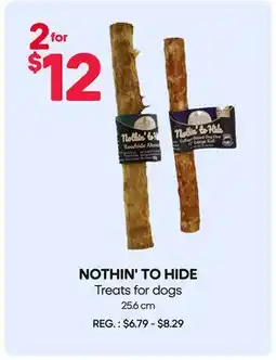 Mondou NOTHIN' TO HIDE Treats for dogs offer