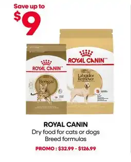 Mondou ROYAL CANIN Dry food for cats or dogs Breed formulas offer