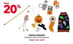 Mondou VARIOUS BRANDS Halloween toys and accessories offer