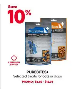 Mondou PUREBITES+ Selected treats for cats or dogs offer
