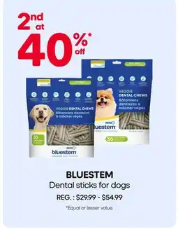 Mondou BLUESTEM Dental sticks for dogs offer