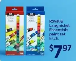 Walmart Royal Langnickel Essentials paint set offer