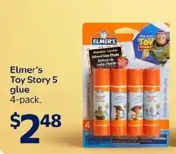 Walmart Elmer's Toy Story 5 glue offer