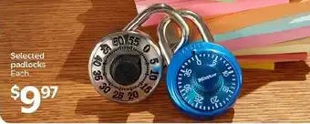 Selected padlocks