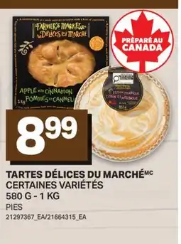L'Intermarché TARTES | PIES, 580 G - 1 KG offer