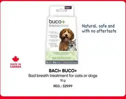 Mondou BACI+ BUCO+ Bad breath treatment for cats or dogs offer