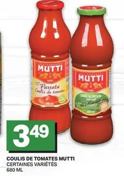 L'Intermarché COULIS DE TOMATES offer