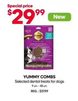 Mondou YUMMY COMBS Selected dental treats for dogs offer