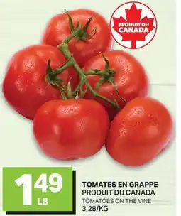 L'Intermarché TOMATES EN GRAPPE | TOMATOES ON THE VINE offer