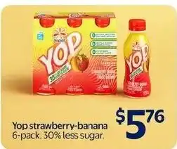 Walmart Yop strawberry-banana offer