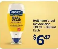 Walmart Hellmann's real mayonnaise offer